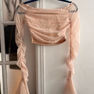 SHEIN Peach-Tone Lightweight Top